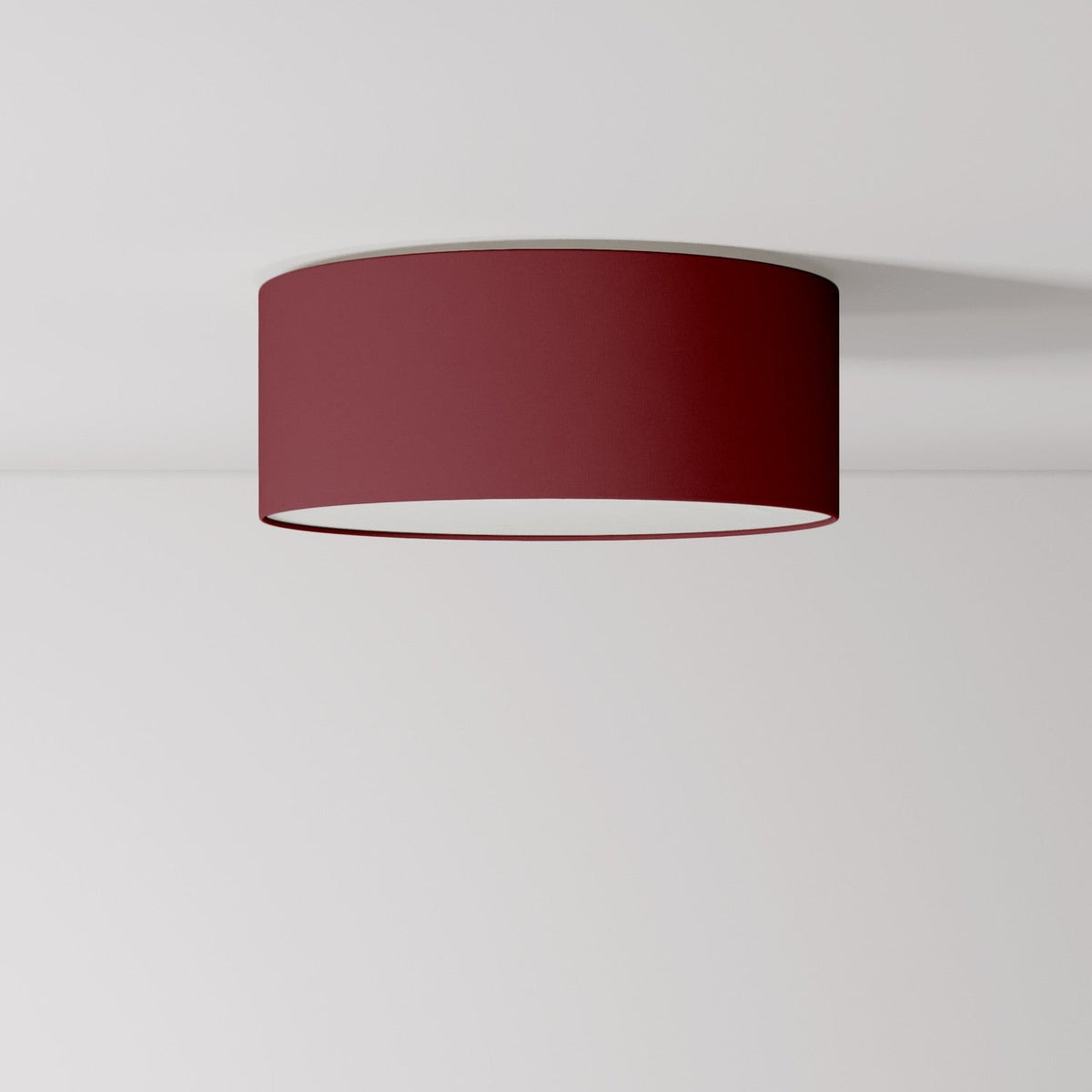 Plafoniera in tessuto Small - Made in Italy - Arenal Bordeaux