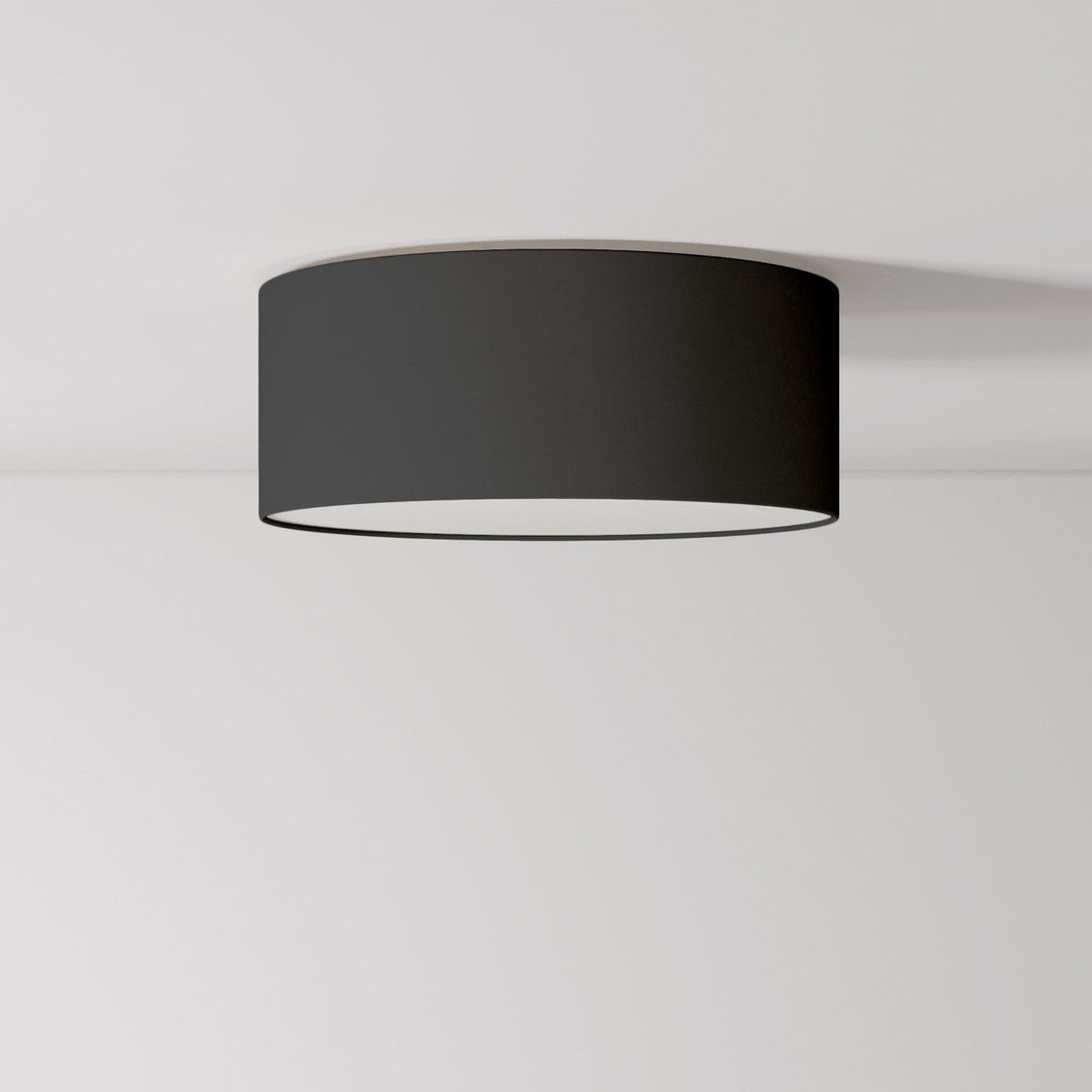 Plafoniera in tessuto Small Teletta antracite - Made in Italy