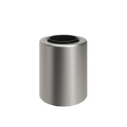 Portalampada E27 in metallo da parete o soffitto - Titanio satinato