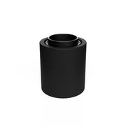 Portalampada E27 Nero da parete o soffitto - Waterproof IP44