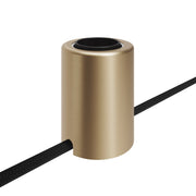 Portalampada E27 Spostaluce in metallo da parete o soffitto - Bronzo satinato