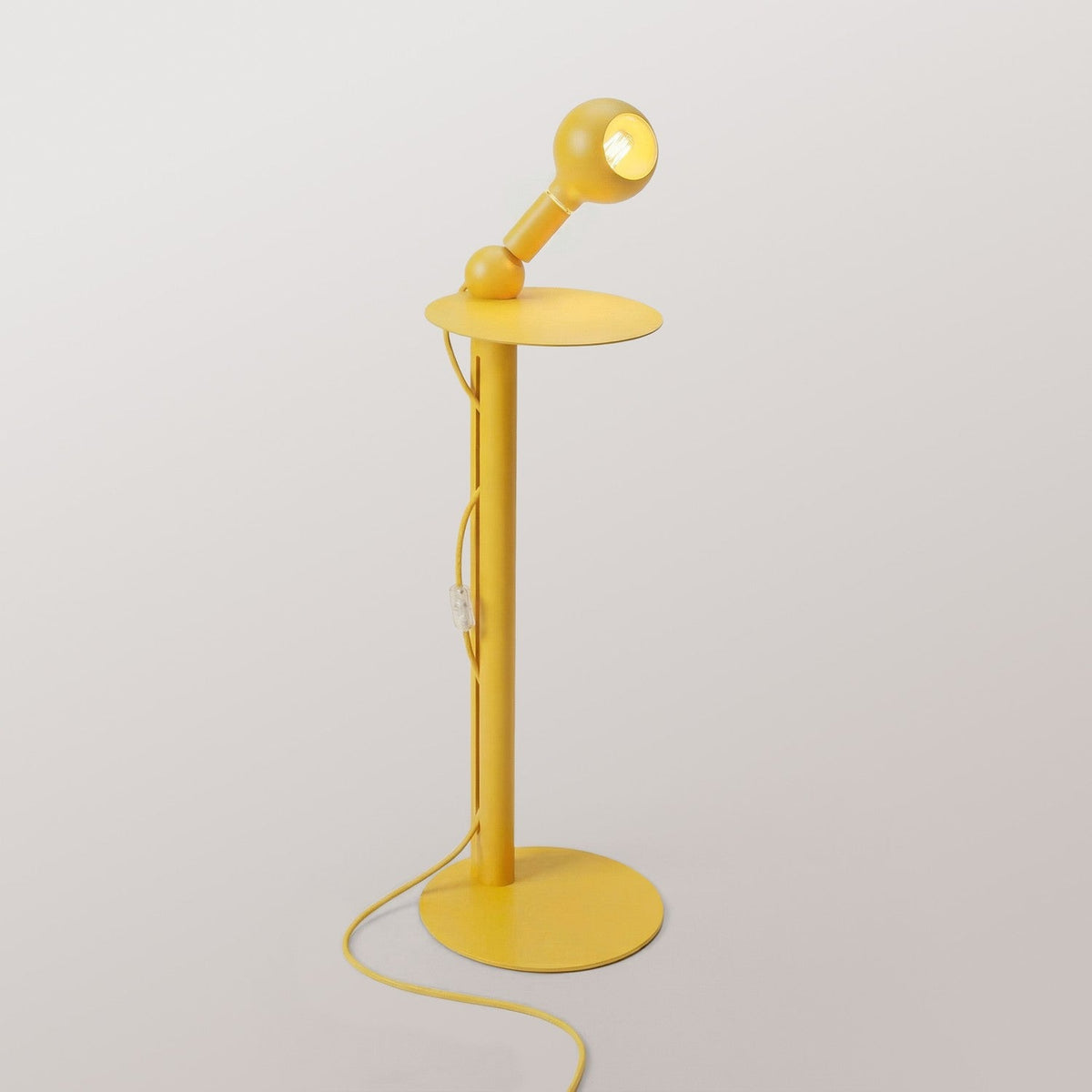 Rocco - Lampada da terra con lampadina Camo - Giallo