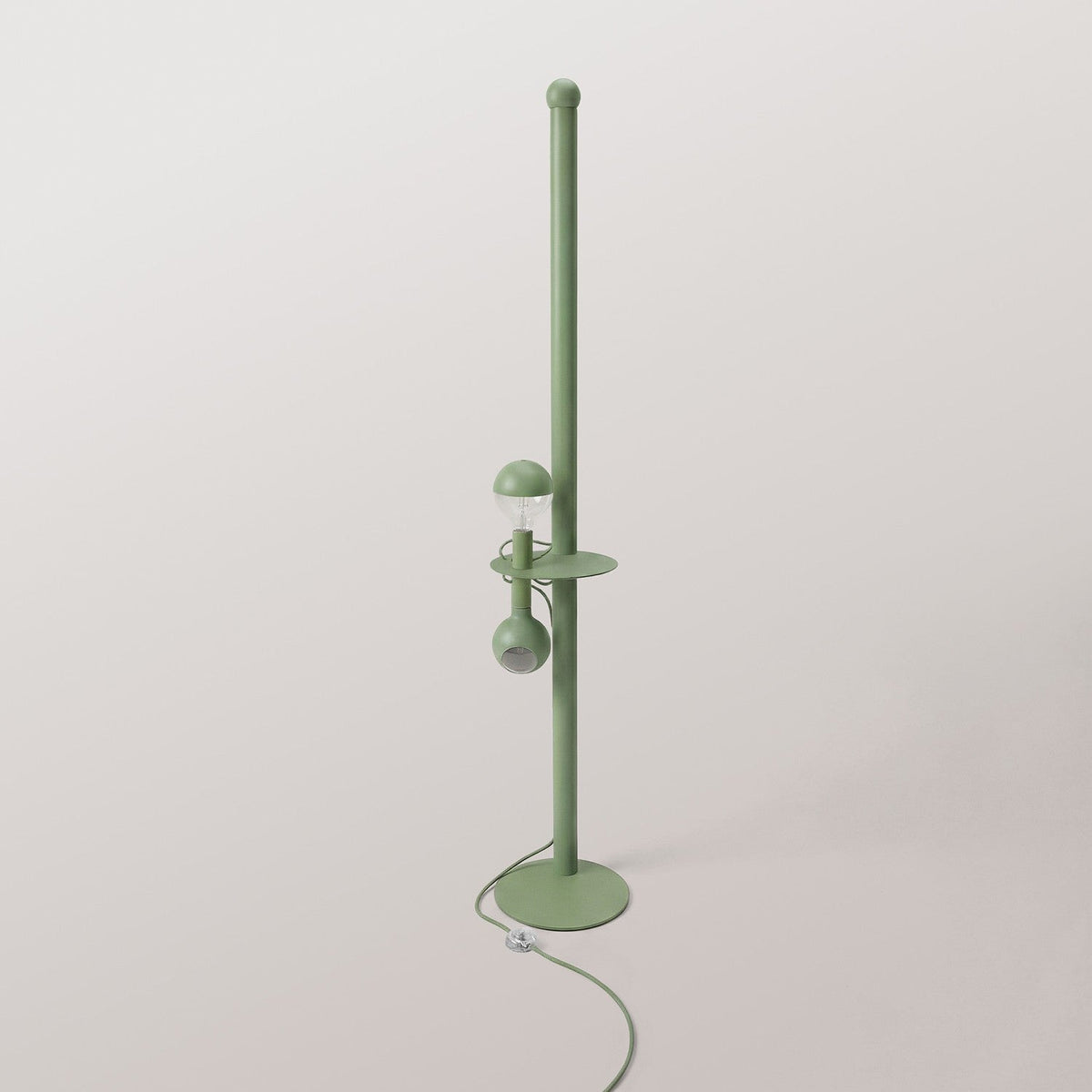 Rocco XXL - Lampada da terra con lampadina Maria e Camo - Verde