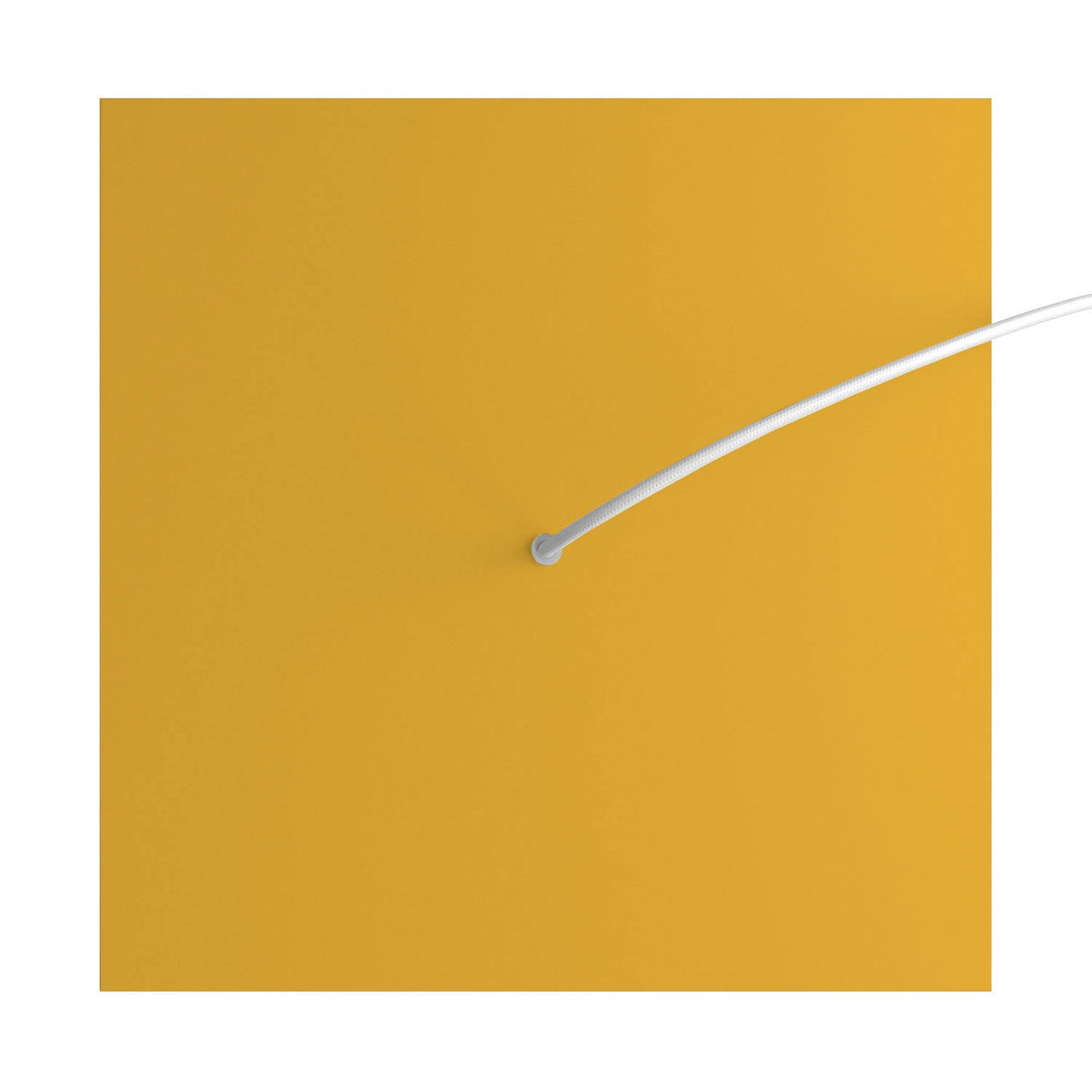 Rosone XXL Rose-One quadrato, 400 mm con 1 foro e 4 fori laterali - Mostarda Bianco