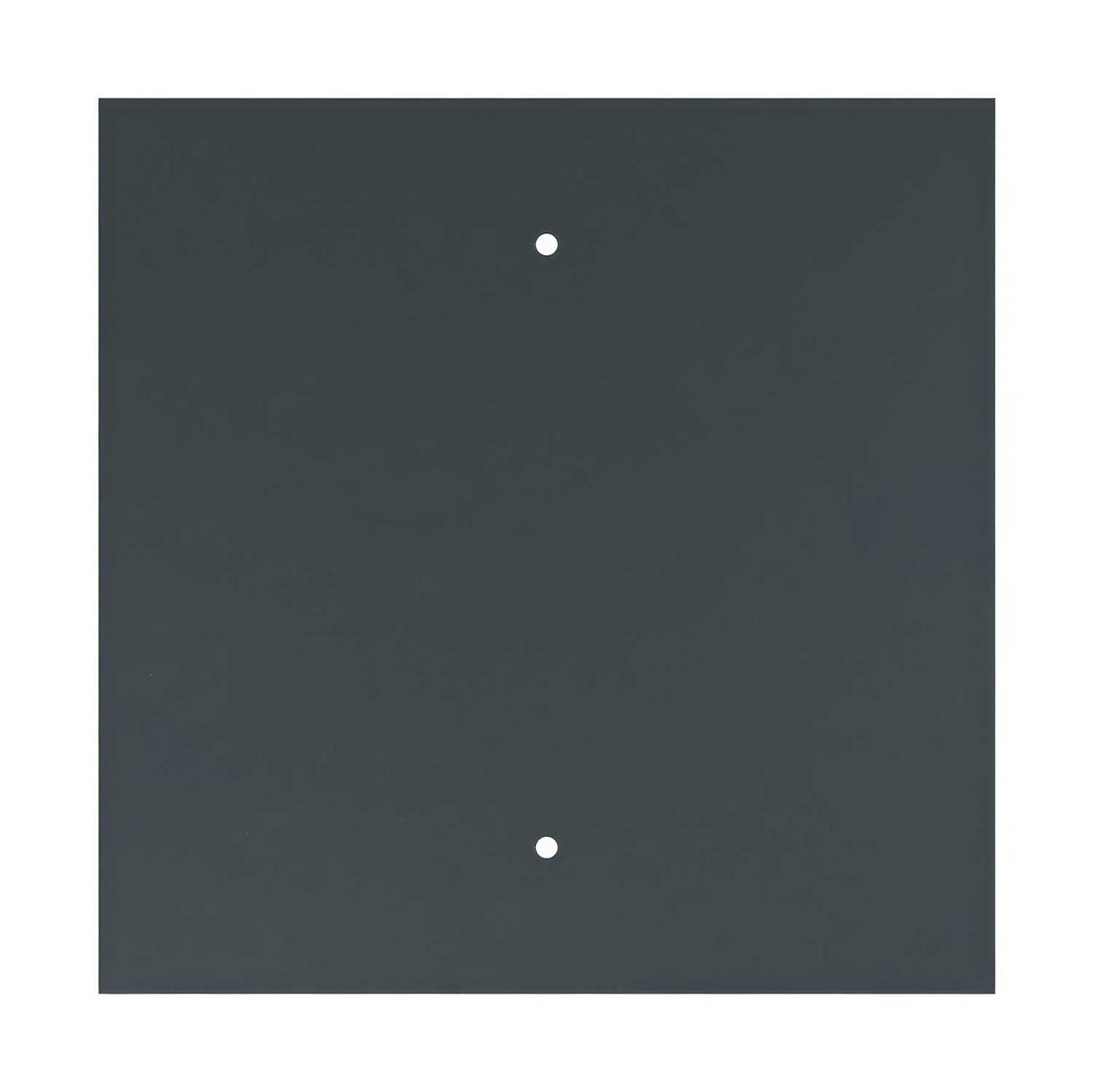 Rosone XXL Rose-One quadrato, 400 mm con 2 fori e 4 fori laterali - Antracite Bianco