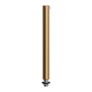Serracavo cilindrico in metallo lunghezza 15 cm completo di tige, dado e rondella - Bronzo satinato