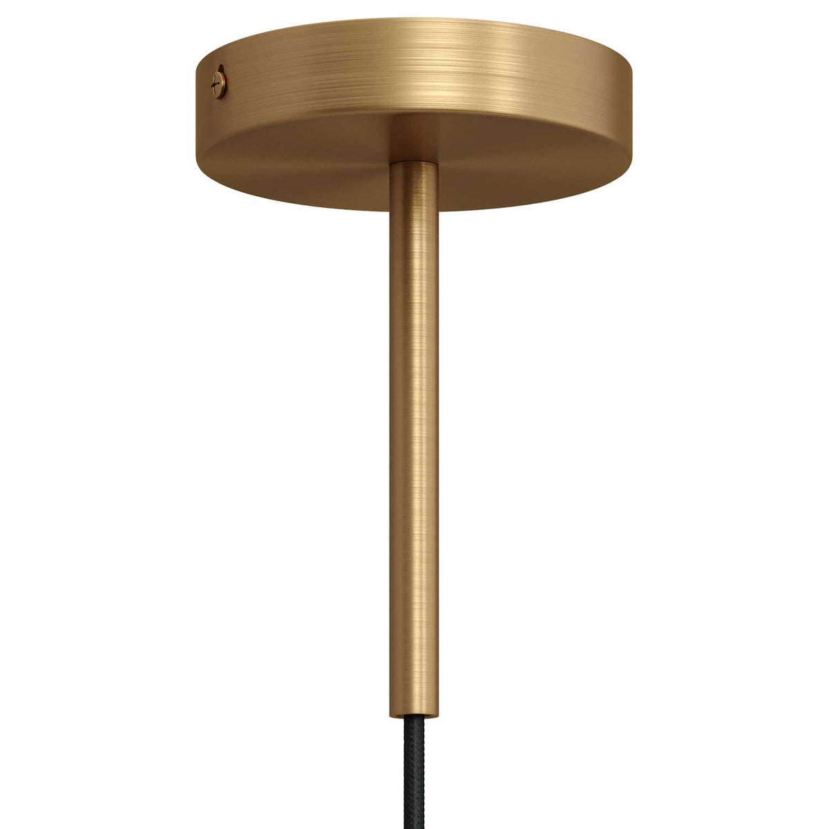 Serracavo cilindrico in metallo lunghezza 15 cm completo di tige, dado e rondella - Bronzo satinato