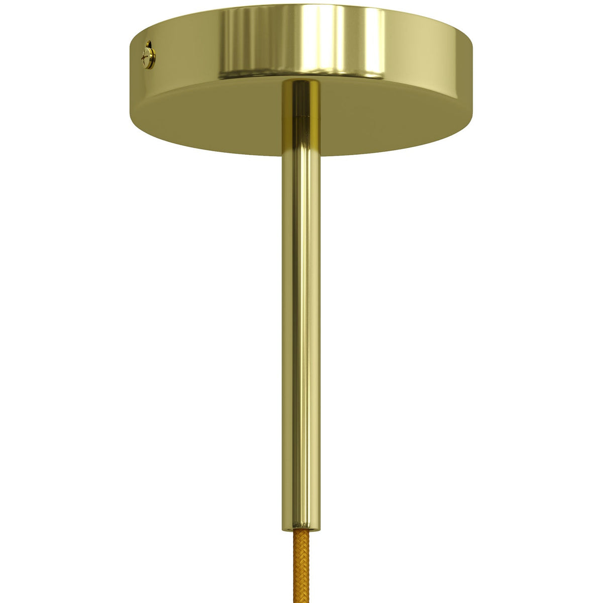 Serracavo cilindrico in metallo lunghezza 15 cm completo di tige, dado e rondella - Ottone