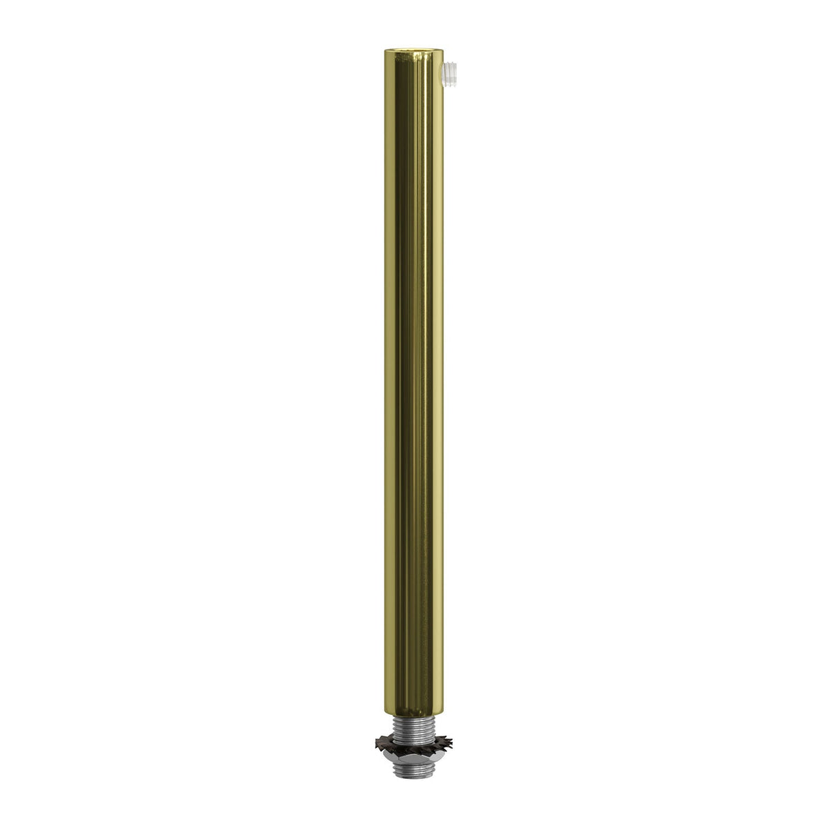 Serracavo cilindrico in metallo lunghezza 15 cm completo di tige, dado e rondella - Ottone