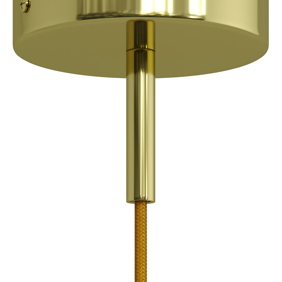 Serracavo cilindrico in metallo lunghezza 7 cm completo di tige, dado e rondella - Ottone