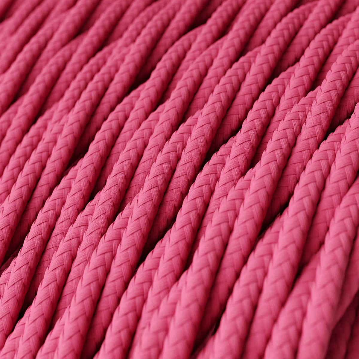 SnakeBis Twisted per paralume - Cablaggio con portalampada e cavo trecciato in tessuto TM08