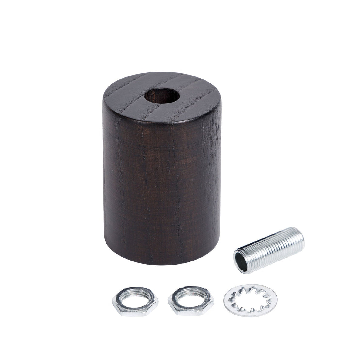 Terminale in legno per cordone 2XL - Effetto Wengé